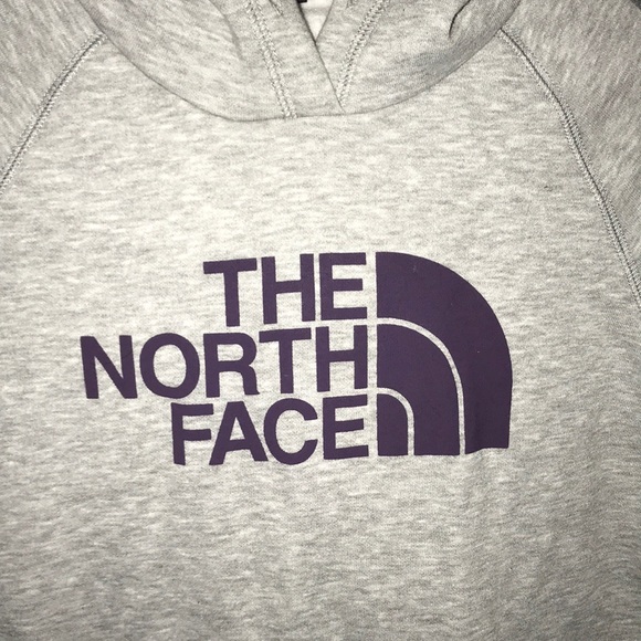 Gray North Face Logo Sweatshirt - Picture 2 of 4